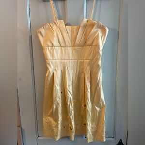 Vintage Yellow Dress